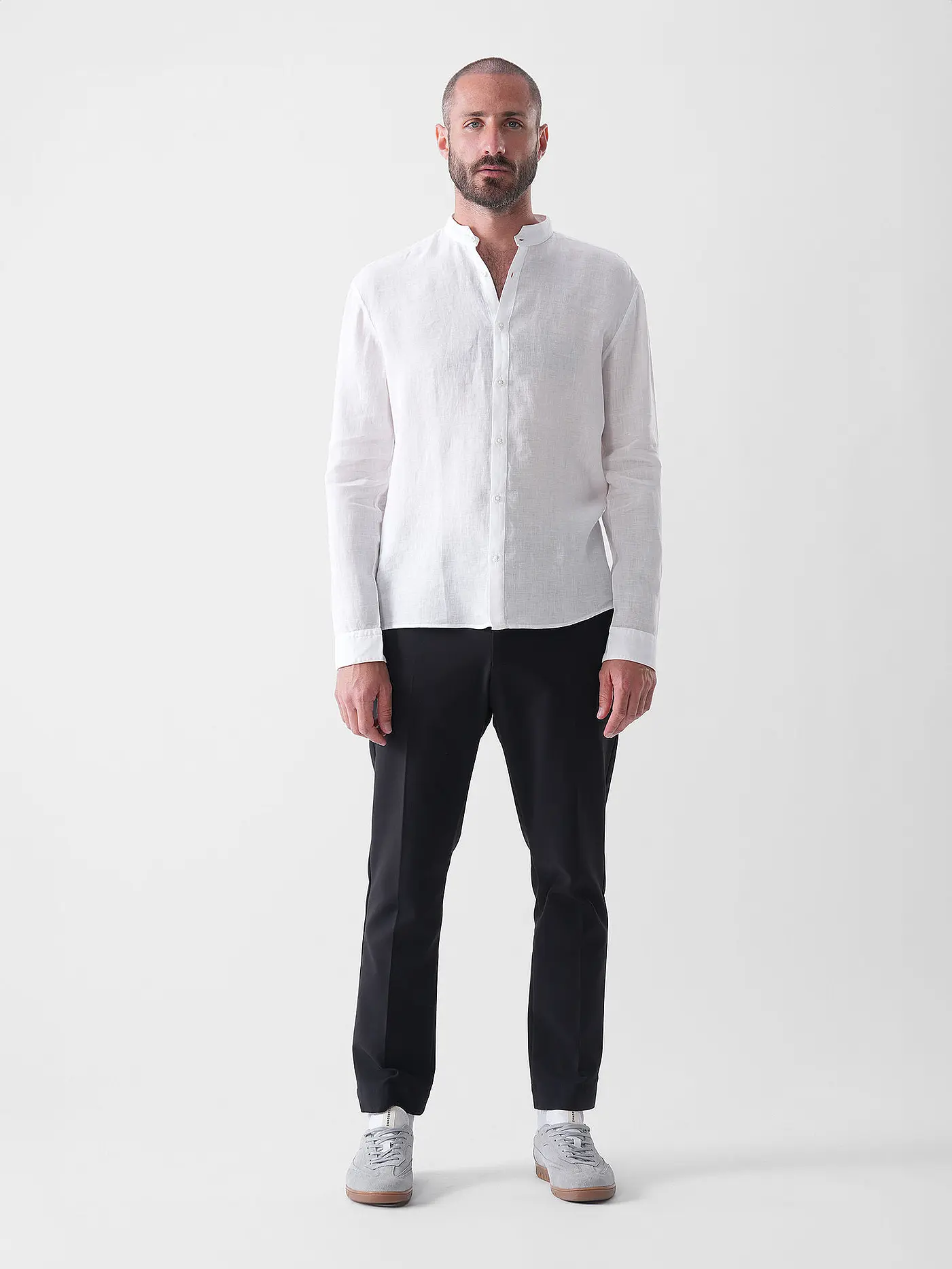 HUGO | Leinenhemd Slim Fit ELVORY | weiss